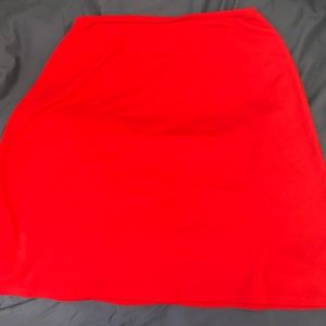 Dark red George skirt size 16/18